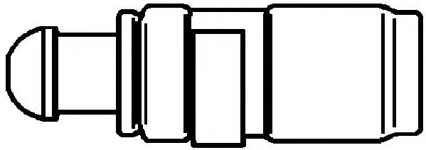 Compensador hidrâulico (empurrador hidrâulico), empurrador de válvulas Renault Laguna 2 BG0, BG1