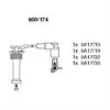 Fios de alta voltagem, kit Ford Focus 2 DA, HCP, DP
