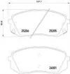 Sapatas do freio dianteiras de disco KIA Sportage 4 QL