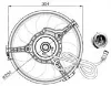 Ventilador elétrico de esfriamento montado (motor + roda de aletas) Audi A4 8D2