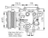 Compressor de aparelho de ar condicionado Mazda 323 BA