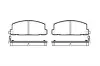 Sapatas do freio dianteiras de disco Isuzu Trooper UBS