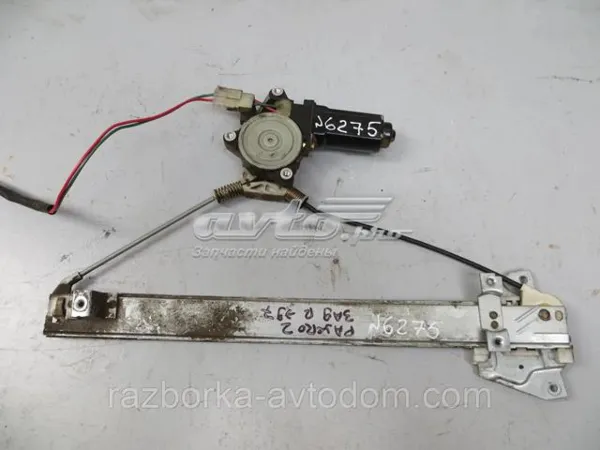 Mecanismo de acionamento de vidro da porta dianteira direita MB517476 Mitsubishi