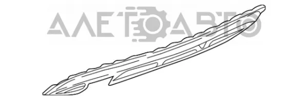 Spoiler do pára-choque traseiro 5NN807482B041 VAG