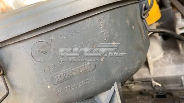 Caixa de filtro de ar 7700274013 Renault (RVI)