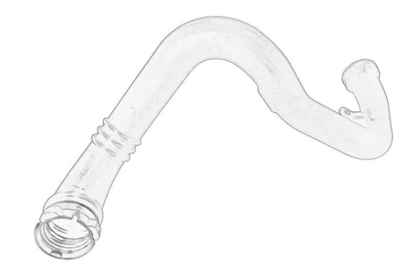 Mangueira (cano derivado) de intercooler 39155301 Opel