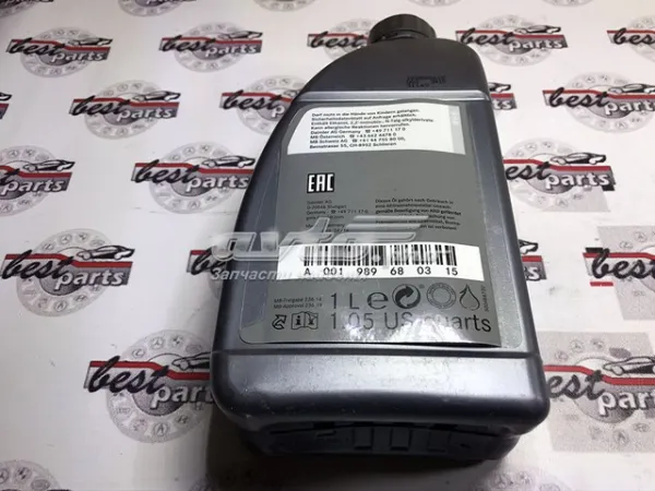 Óleo de transmissão A001989680315 Mercedes