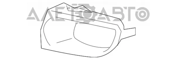 Tampão (grelha) das luzes de nevoeiro do pára-choque dianteiro esquerdo 52128AC901 Toyota