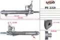 Cremalheira da direção Peugeot 607 9D, 9U