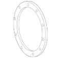 Vedante de redutor do eixo traseiro Toyota Land Cruiser J12
