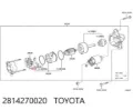 Escova do motor de arranco Toyota RAV4 A4