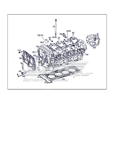 A2740160020 Mercedes vedante de cabeça de motor (cbc)