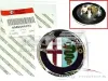 Emblema de grelha do radiador 46558973 Fiat/Alfa/Lancia