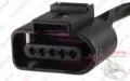 Conector do sensor de fluxo de ar Volkswagen Golf AJ5