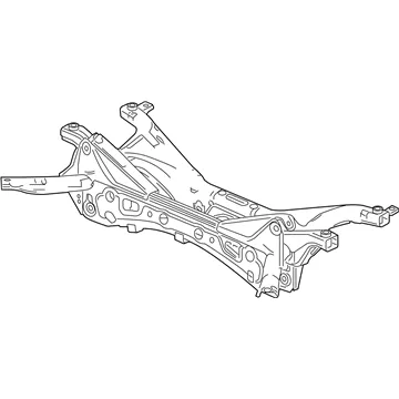 Viga de suspensão traseira (plataforma veicular) Honda Civic X