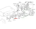 Radiador do sistema EGR de recirculação dos gases de escape Toyota Hilux KUN15
