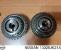 Engrenagem de cadeia de roda dentada da árvore distribuidora de admissão de motor Nissan Murano Z51