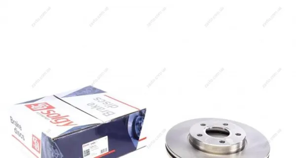 Disco do freio dianteiro 208094 Solgy