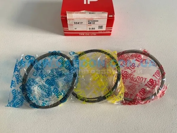 Kit de anéis de pistão de motor, 2ª reparação ( + 0,50) 33417050 TPR