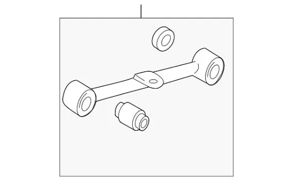 Braço oscilante (tração) longitudinal superior direito de suspensão traseira 4871060140 Toyota