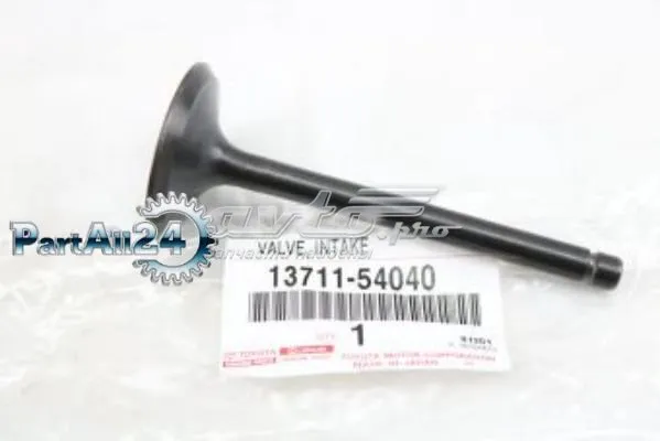 Válvula de admissão 1371154040 Toyota