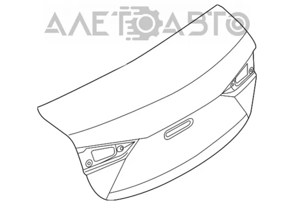 Tampa de porta-malas BHY05261XC Mazda