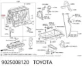 Guia de suporte traseiro Toyota Land Cruiser J10