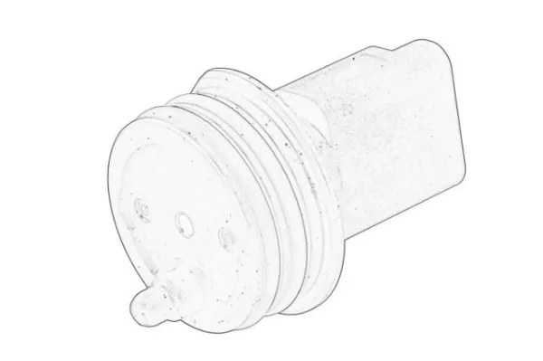 Sensor de temperatura de combustível 9801964880 Peugeot/Citroen