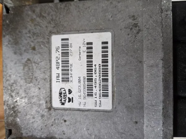 Módulo de direção (Centralina eletrônica) de motor 9645989480 Peugeot/Citroen