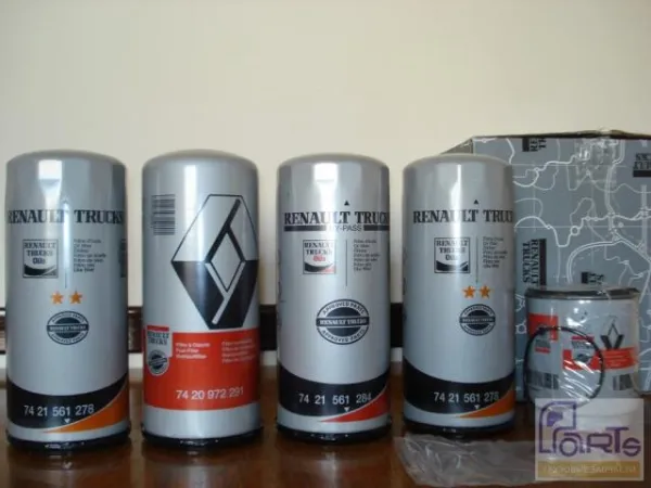 Kit de filtros para um motor 5001875125 Renault (RVI)