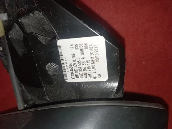 Espelho de retrovisão esquerdo para Audi Q7  4MB, 4MG, 4MQ