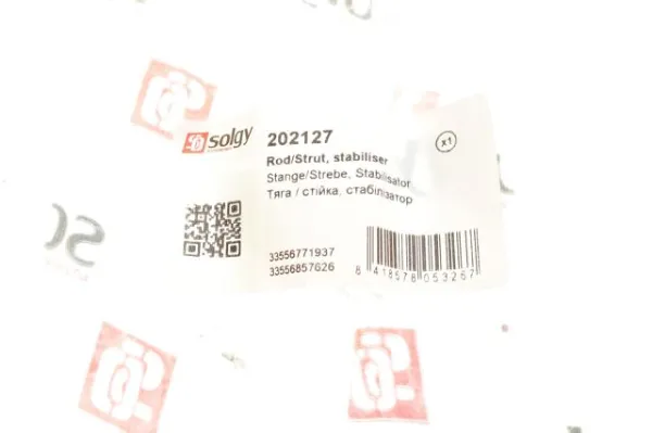 Montante de estabilizador traseiro 202127 Solgy
