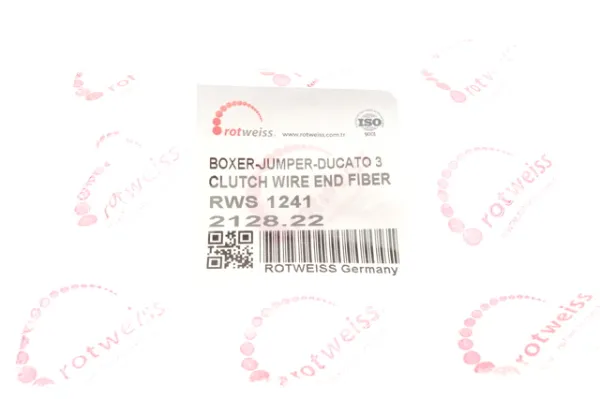 Braçadeira de pedal de cabos de embraiagem RWS1241 Rotweiss