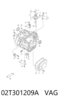Bucha do motor de arranco Volkswagen Passat 3G2, CB2
