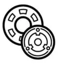 Polia do compressor de aparelho de ar condicionado Nissan Micra K12