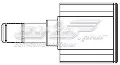Junta homocinética interna dianteira esquerda Hyundai Accent 