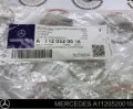 Amortecedor de cadeia do mecanismo de distribuição de gás, esquerdo Mercedes E S210