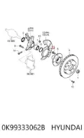 Parafuso de cubo KIA Rio DC