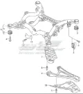Bloco silencioso de viga traseira (de plataforma veicular) Volkswagen Touareg 7P5, 7P6