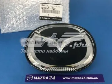Emblema da capota GHR651730 Mazda