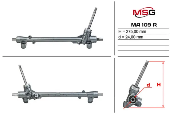Compre KD3132110E Mazda Cremalheira da direção