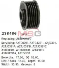 Polia do gerador Mazda 3 BK12
