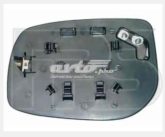Elemento espelhado do espelho de retrovisão direito FP8115M22 FPS