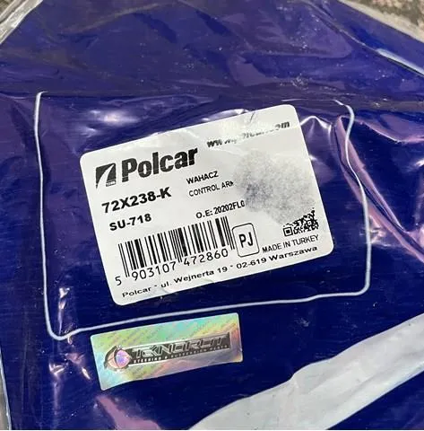 Braço oscilante inferior direito de suspensão dianteira 72X238K Polcar