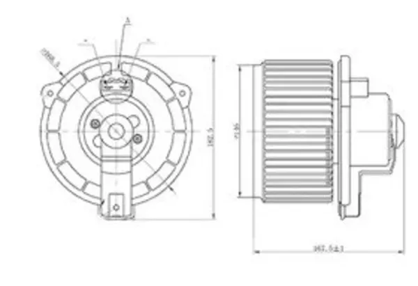 Motor de ventilador de forno (de aquecedor de salão) LFH1950 Luzar