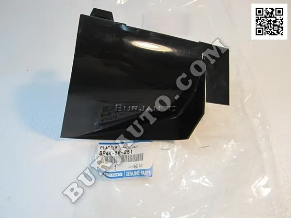 Conduto de ar (defletor) direito do radiador BP4K56251 Mazda