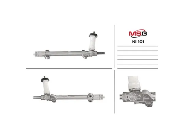 Kit de reparação da cremalheira da direção (do mecanismo), (kit de vedantes) KIA Rio III