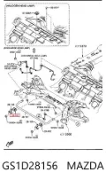 Bucha de estabilizador traseiro Mazda 6 GJ, GL