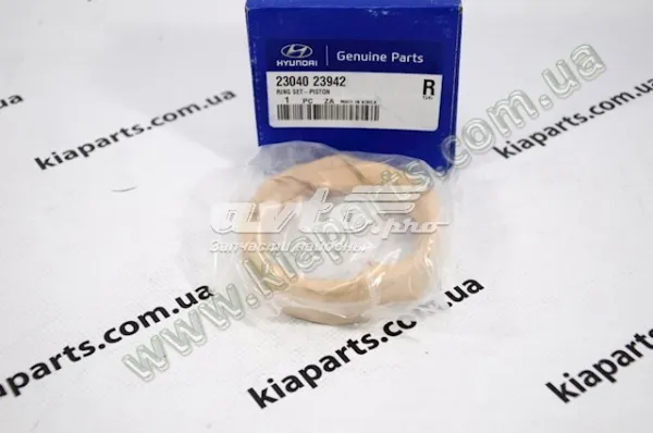 Kit de anéis de pistão de motor, 1ª reparação ( + 0,25) 230402G921 Hyundai/Kia