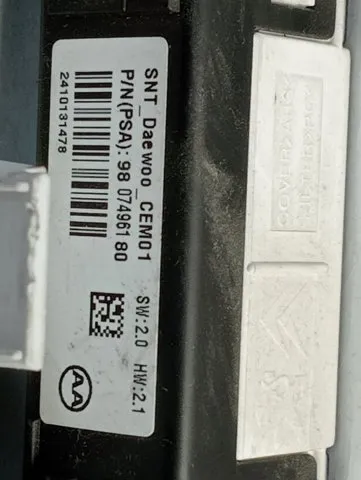  9807496180 Peugeot/Citroen